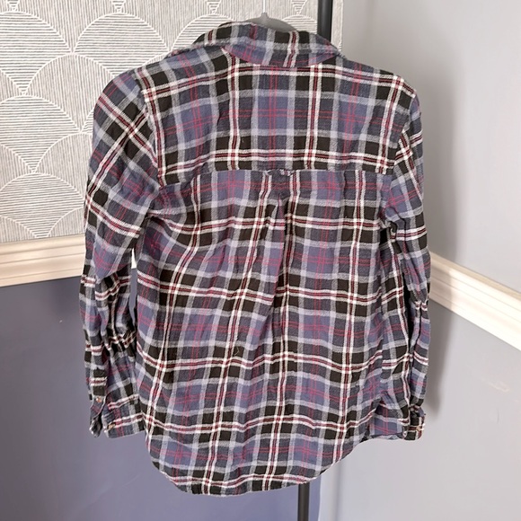 American eagle ahh-amazingly soft flannel boyfriend fit size XS - Picture 3 of 3